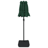 Double-Head Garden Parasol Green 316x145 cm 362962