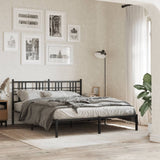 Metal Replace Headboard Black 160cm 376359