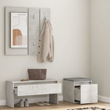 Hallway Furniture Set Concrete Grey Engineered Wood 3082048