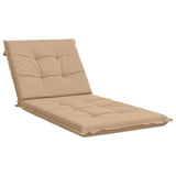 Sunlounger Cushion GEMERT 100% Polyester Sand 190 x 70 x 9 cm 947402
