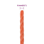 Work Rope Orange 8 mm 250 m Polypropylene 152931