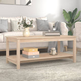 Coffee Table 110x55x45 cm Solid Wood Pine 822272