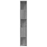 Book Cabinet Grey Sonoma 45x24x160 cm Engineered Wood 826376