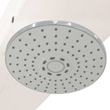 Outdoor Shower 210 cm Solid Pine Wood and Stainless Steel White 886357