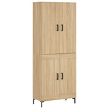 Highboard Sonoma Oak 69.5x34x180 cm Engineered Wood 3195790
