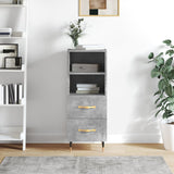 ZNTS Sideboard Concrete Grey 34.5x34x90 cm Engineered Wood 828648