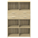 Highboard Sonoma Oak 80x42.5x124 cm Engineered Wood 3281387