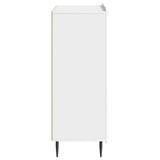 Sideboard High Gloss White 66 x 34.5 x 92 cm Engineered Wood 894359