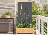 Garden Privacy Screen Anthracite 50 x 140 cm Cold-rolled steel 876310