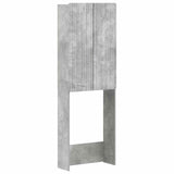 Toilet Cabinet ZWOLLE Concrete Grey 66 x 25.5 x 190 cm 896478