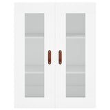Highboard White 69.5x34x180 cm Engineered Wood 3198633