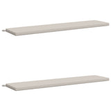 2-Piece Bench Cushions SOEST 2 pcs 100% Polyester White 949203