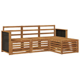 Outdoor Sofa Set 4 pcs Natural 3384190