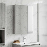 Bathroom Mirror Cabinet Grey Sonoma 43 x 11.5 x 60.5 cm 889228