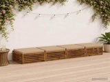 4-Piece Seat Cushions SOEST 4 pcs 100% Polyester Sand 945058