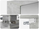 Bathroom Mirror Cabinet Concrete Grey 30 x 10.5 x 50 cm 889018