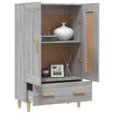 Highboard Grey Sonoma 70x31x115 cm Engineered Wood 817484