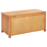 Storage Box Solid Oak Wood 42000874