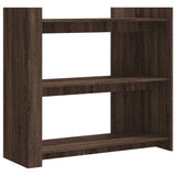 Console Table Brown Oak 100x35x90 cm Engineered Wood 848478