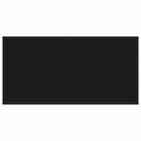 Coffee Table Black Tempered Glass, Powder-Coated Steel Medium 322880