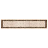 Rug Runner MARSA Black 80 x 400 cm Polyester and PVC 42023334