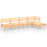 5 Piece Garden Lounge Set Solid Pinewood 3082657
