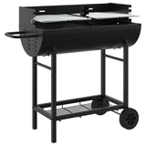 Charcoal grill 96.5 x 42.5 x 88.5 cm Black 42030068