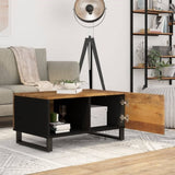 Coffee Table 80x50x40 cm Solid Wood Mango&Engineered Wood 350635