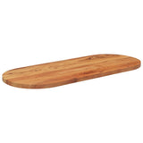 Table Top 100x40x2.5 cm Oval Solid Wood Acacia 370084