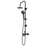 Shower System Black Stainless Steel 21 x 48 x 112 cm 42053767