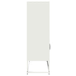 ZNTS Highboard White 68x39x123 cm Steel 853373