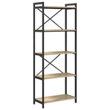 Bookshelf Sonoma Oak 60 x 30 x 155 cm Engineered Wood 868384