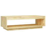 Coffee Table 110x50x33.5 cm Solid Pinewood 808508