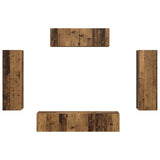 TV Cabinet 5 pcs Old Wood 3409175