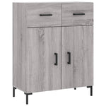 Highboard Grey Sonoma 69.5x34x180 cm Engineered Wood 3199879