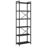 Bookshelf Black Oak 60 x 30 x 189.5 cm Engineered Wood 868377