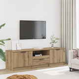 TV Cabinet Artisan Oak 140x35x40 cm Engineered Wood 856851