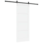 Sliding Door Manual ORKDAL White 83 x 211 cm Solid pine wood 3333815
