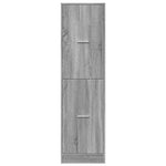 Apothecary Cabinet Grey Sonoma 40x41x144.5 cm Engineered Wood 3309641