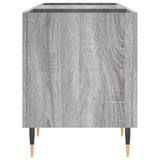 Record Cabinet Grey Sonoma 121x38x48 cm Engineered Wood 831674