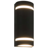 Outdoor Wall Lights 2 pcs 35 W Black Half-round 45649