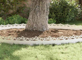 Lawn Edgings 20 pcs White 103 x 0.05 x 22 cm Steel 874811