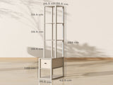 Bathroom Storage Cabinet-White 13939003