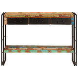 Console Table 110x30x76 cm Solid Wood Reclaimed 348158