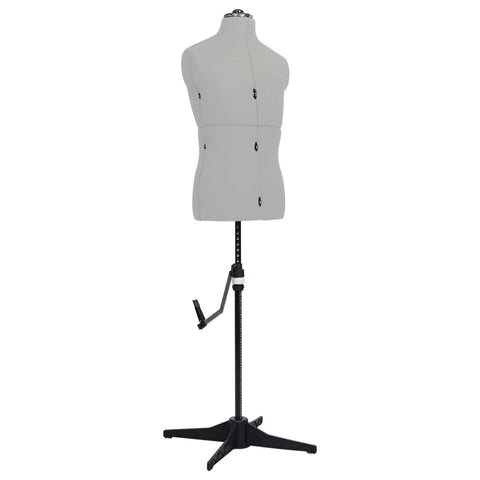 Adjustable Dress Form Male Grey Size 37-45 288492