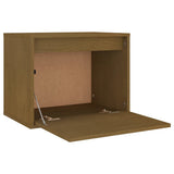 TV Cabinets 3 pcs Honey Brown Solid Wood Pine 3100127