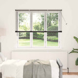 Venetian Blinds Height Adjustable Black 175 x 155 cm Aluminium 42006158
