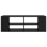 TV Cabinet Set Black Oak 102 x 35 x 35 cm Engineered Wood 875127