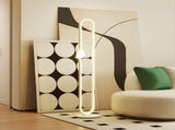 LED Floor Lamp, Dimmable Floor Standing Lamp with Glass Night Light, Foot Switch for Living Room, T3398P344140