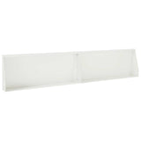 Retaining Wall 6 pcs 200 x 100 x 50 cm Steel White 3449234